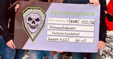 Green Hunters 2022 Spenden-Scheck
