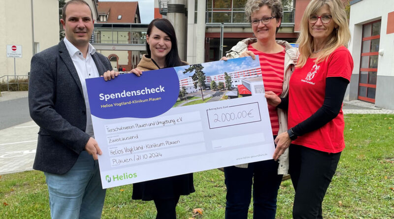 Spendenübergabe im Helios Vogtland-Klinikum Plauen – Wir sagen von Herzen DANKESCHÖN!!!!